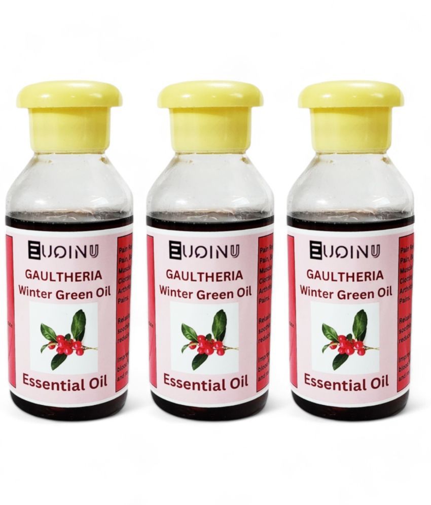     			Euqinu Wintergreen Essential Oil 100 mL ( Pack of 3 )