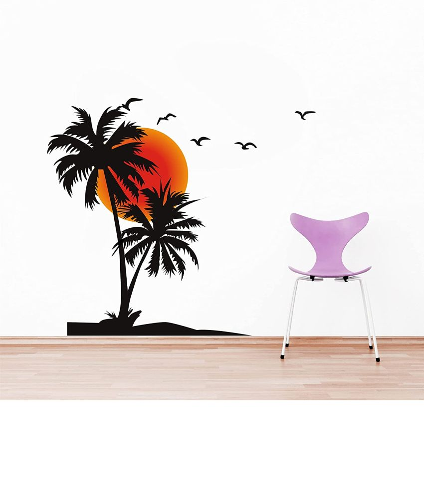     			Inkfence Wall Sticker Nature ( 92 x 102 cms )