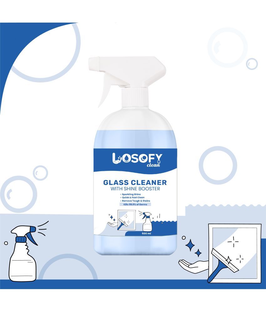     			LOSOFY CLEAN Glass Cleaner Liquid Natural 500 mL