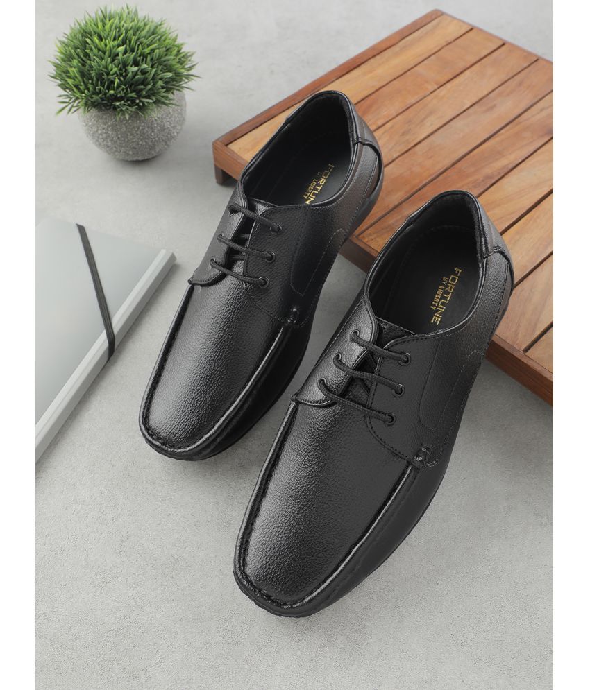     			Liberty Black Men's Derby Formal Shoes