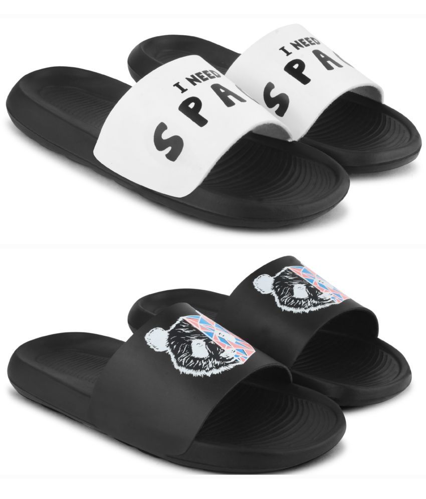     			PERY PAO Multi Color Men's Slide Flip Flop