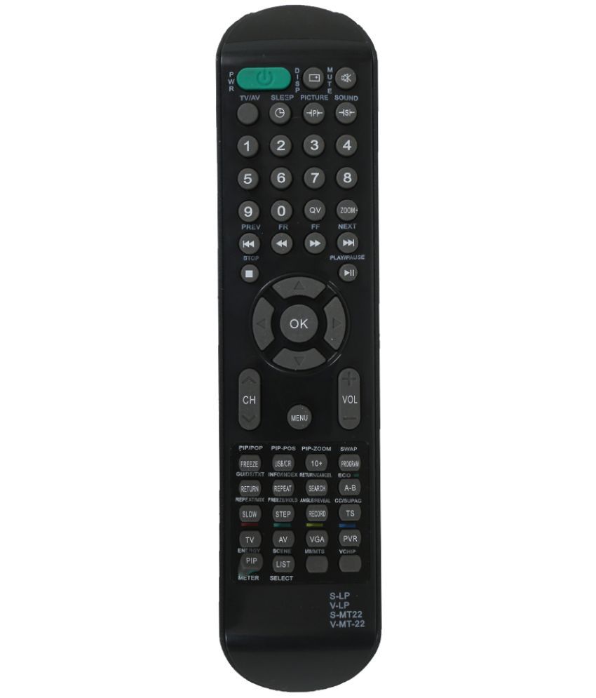     			RESORBLED 244Smart TV LCD/LED RemoteCompatible with V-MT22 S-MT22 S-LP V-LP VIDEOCON / SANSUI LED TV Remote