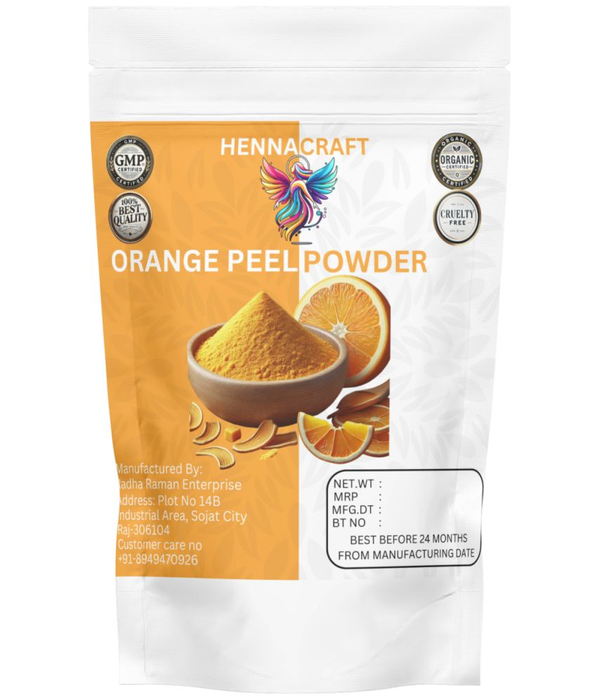     			Henna craft Orange Peel Powder  hair and face Deep Conditioner 100 g