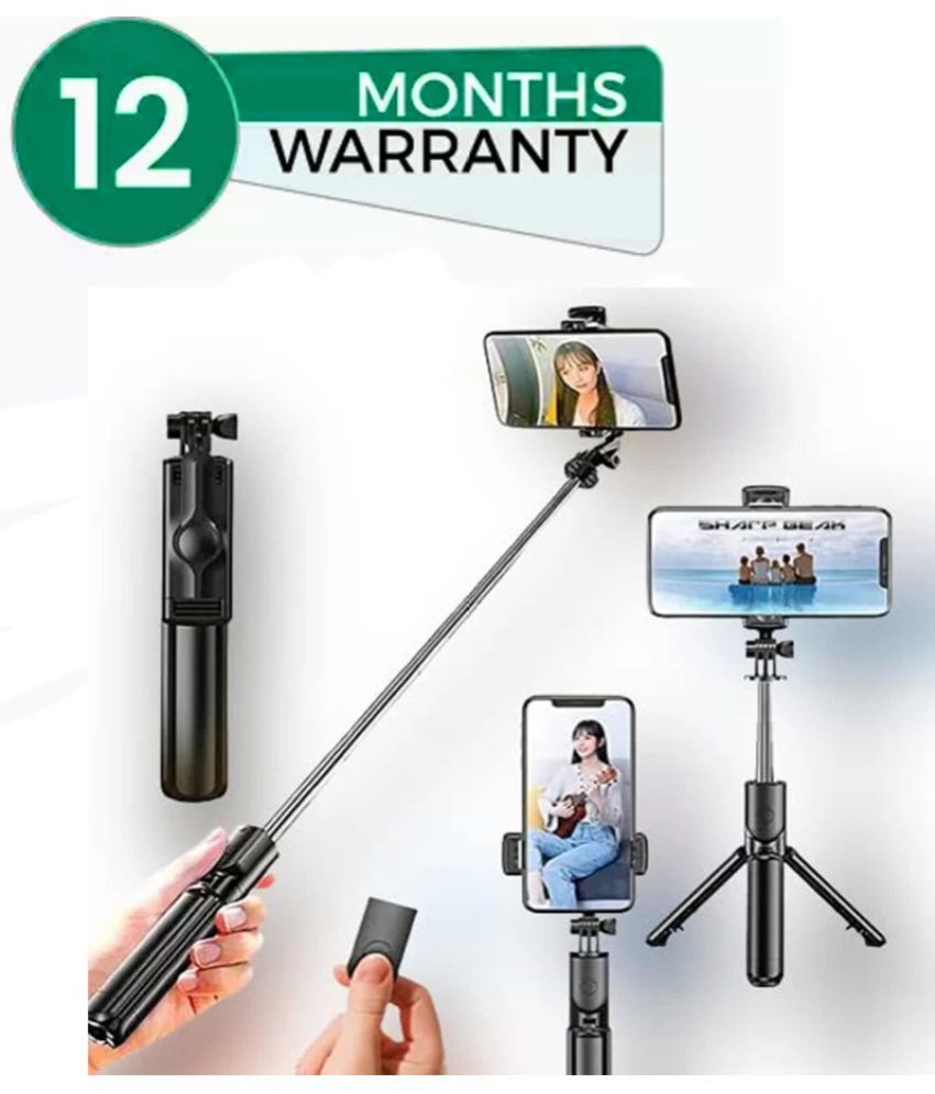     			ABR GALAXY Bluetooth Selfie Stick ( Black )