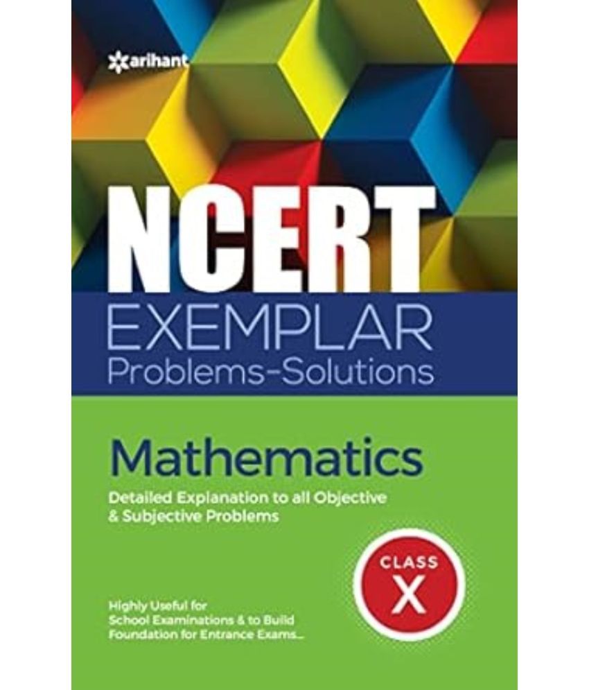     			ARIHANT NCERT Exemplar Problems Solutions Mathematics class 10th