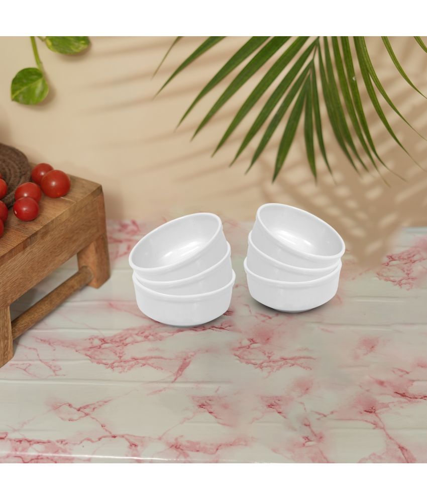     			ARIYA 584-SOUP-BOWL Melamine Plain Serving Bowl 11 cm ( Set of 6 ) White