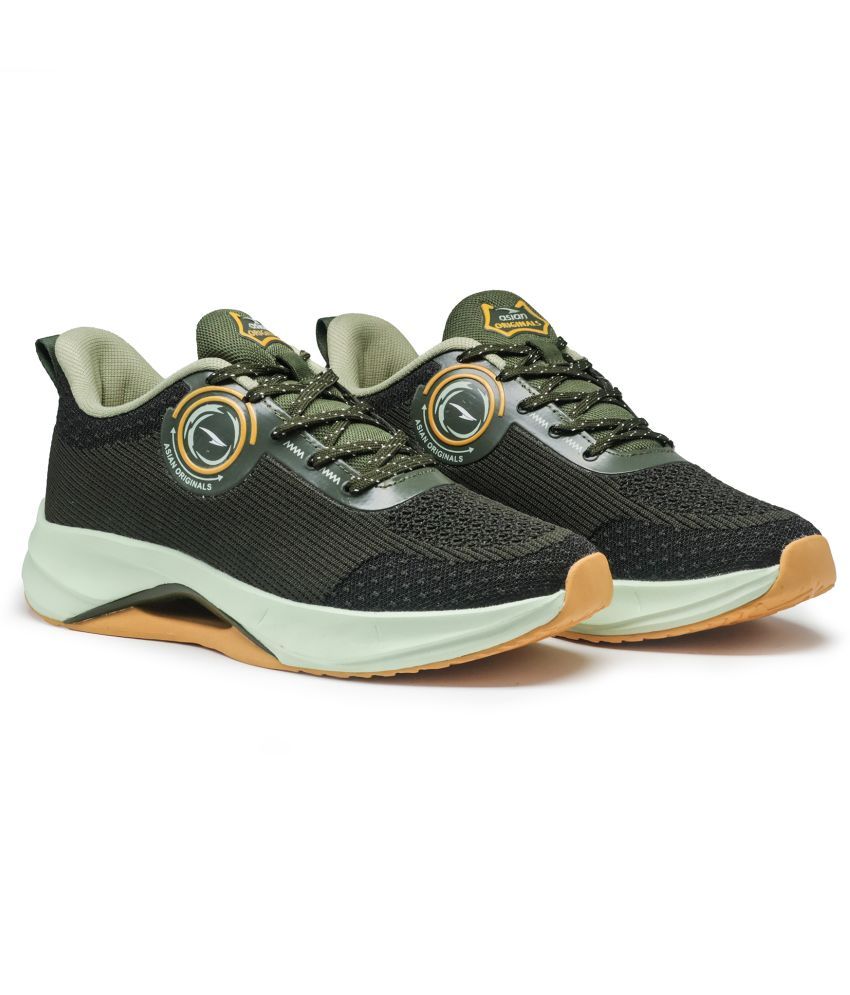     			ASIAN POWERPLAY-21 Olive Men's Sports Running Shoes