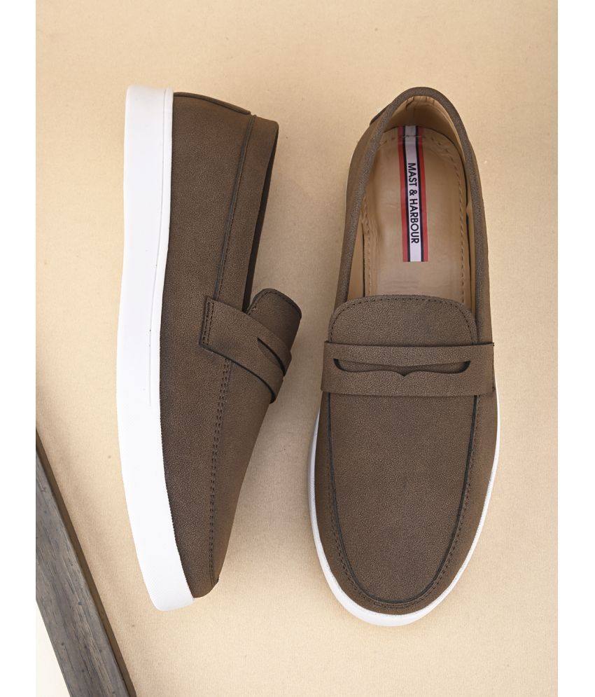     			Fentacia Brown Men's Slip on