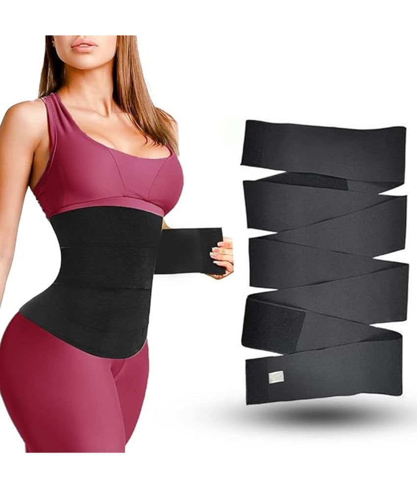     			GEEO Pack of 1 Nylon Women's Waist Cincher ( Black )