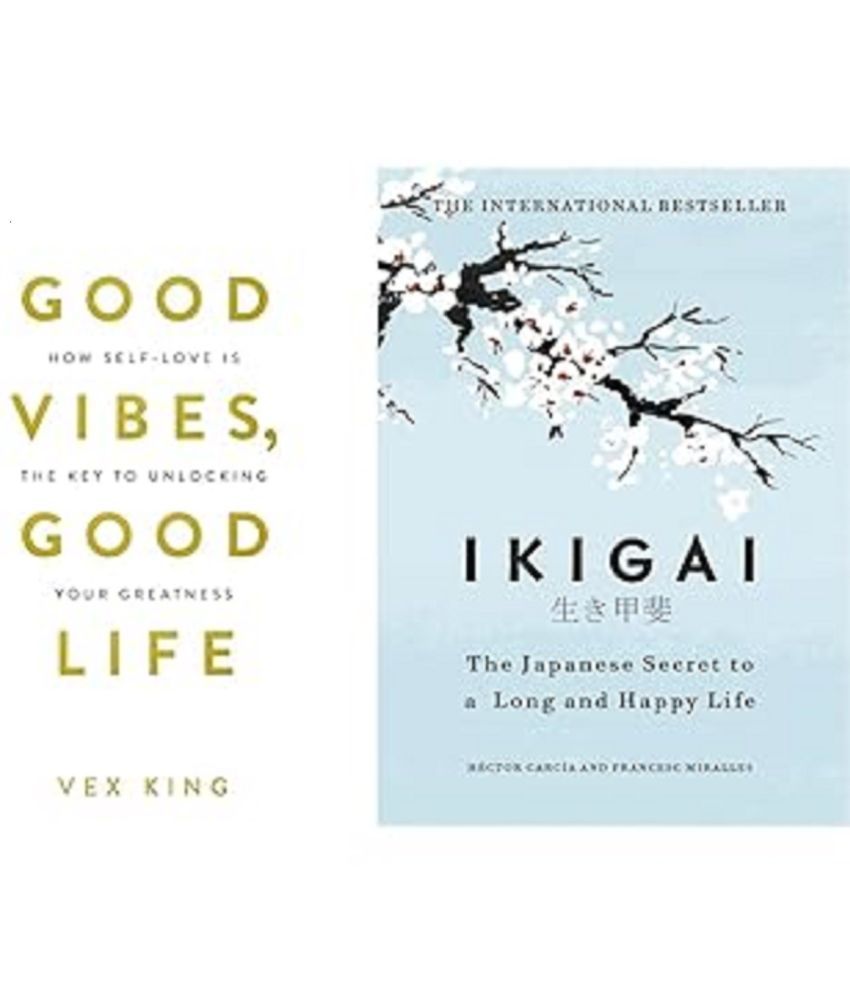     			Good Vibes, Good Life & Ikigai (Set of 2 Books) Product Paperback English