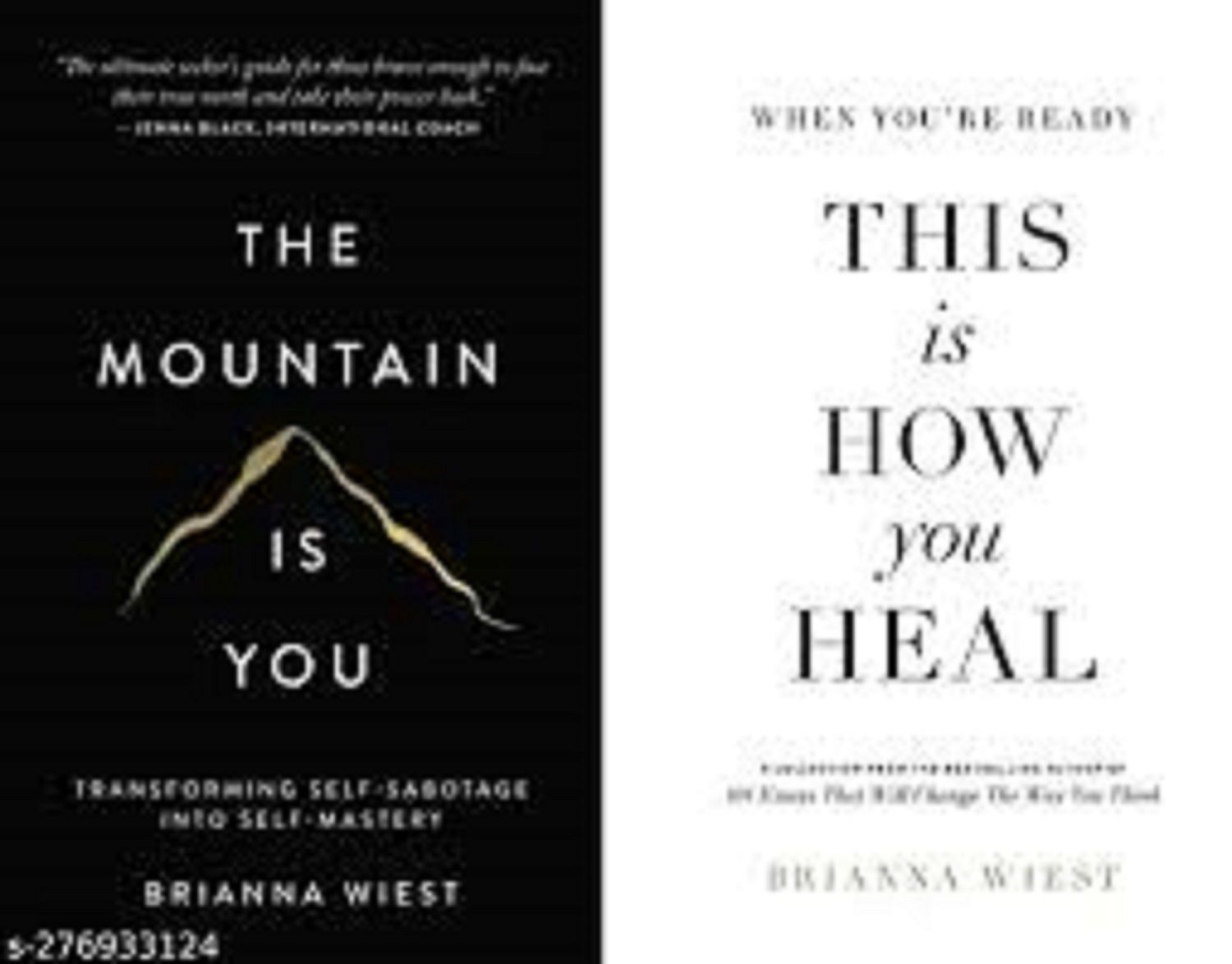     			Mountain Is You + This Is How You Heal (English, Paperback)Brianna Wiest 2 Books Set: