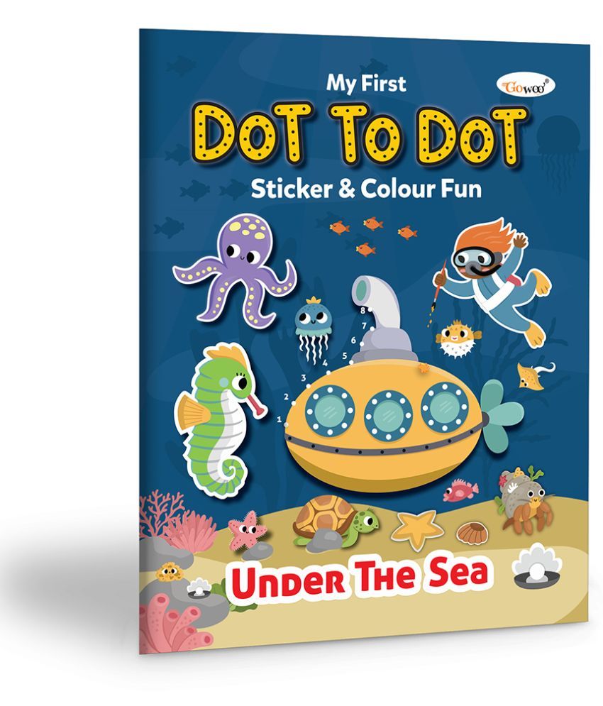     			My first Dot to Dot Sticker & Colour Fun - Under the Sea book : Kids Sticker and Coloring Book, Children’s Coloring Book, Sticker Coloring Book, Educational Fun Coloring Book