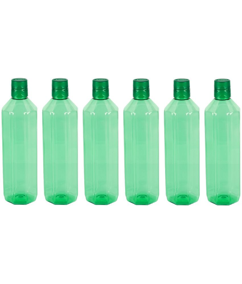     			PearlPet Gemini-blue Green PET Water Bottle 1000 mL ( 6 )