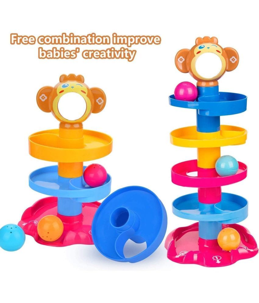     			Stysol ROLL BOLL TOY,STACKING TOY WITH 3 BALLS AND STACKS ROLLING BALL FOR KIDS