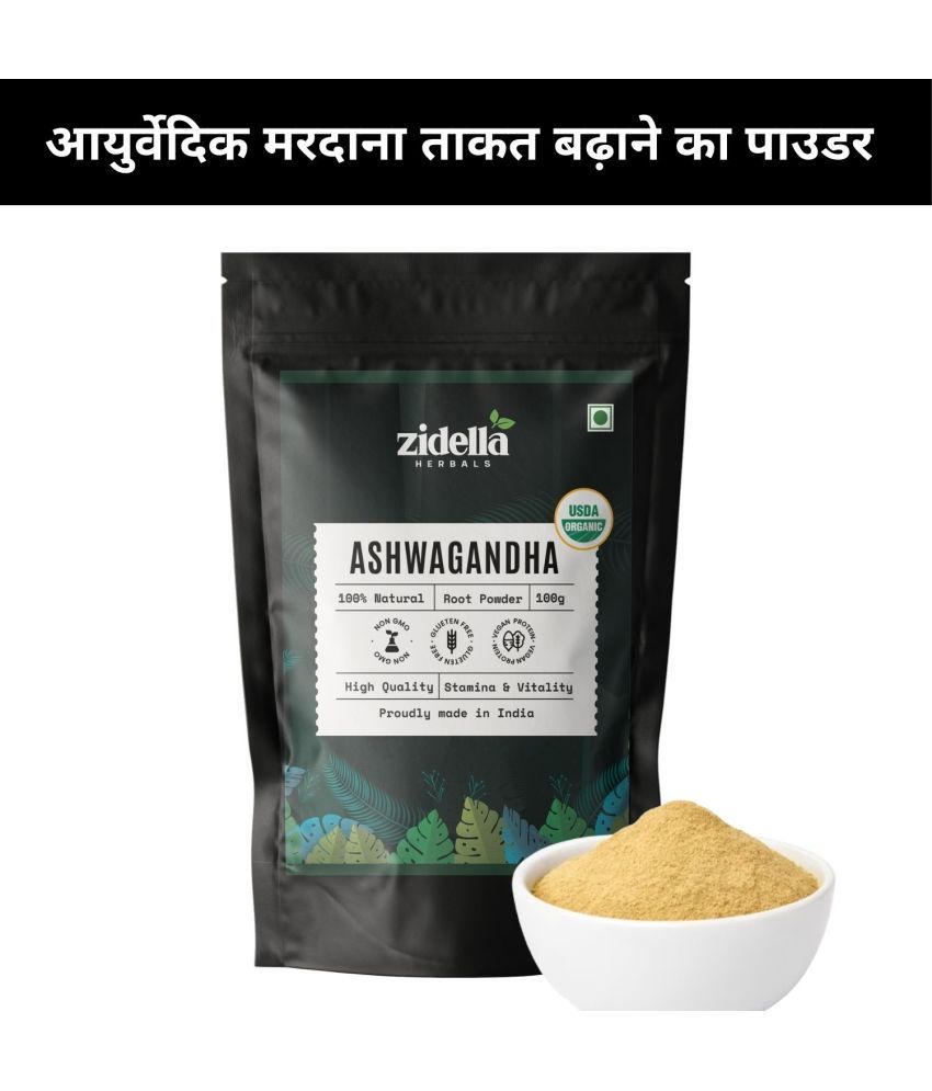     			Zidella Ashwagandha Powder for Energy Stamina & Muscle Strength 100gm