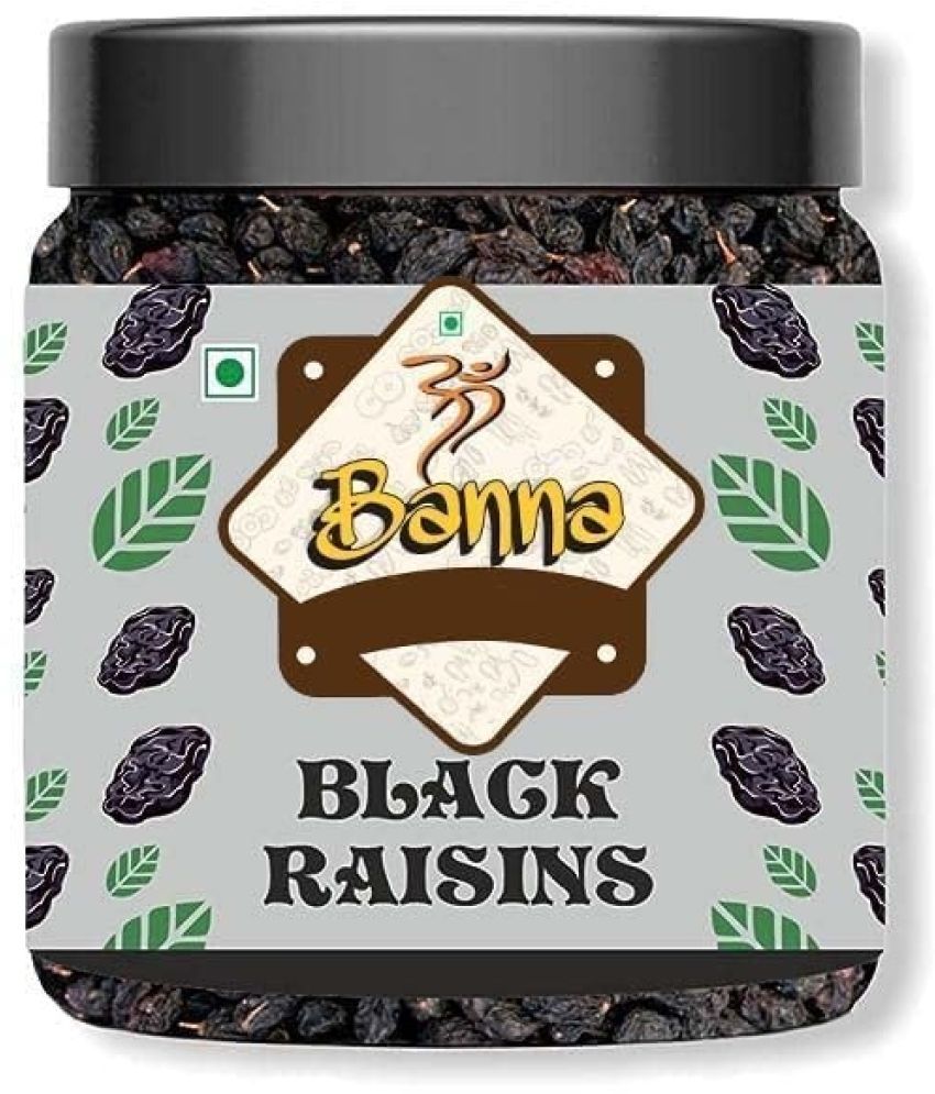     			OM BANNA Black Raisins Black Raisins | Seed Kaali Kishmish 1 kg