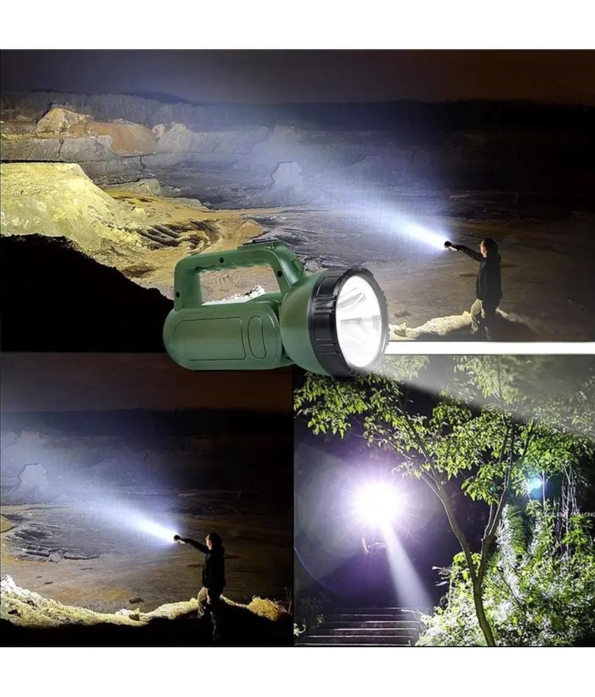     			QitmirMKT Portable Green Powerful Torch for camping, hiking, outdoor & emergency 30W Green Emergency Light ( Pack of 1 )