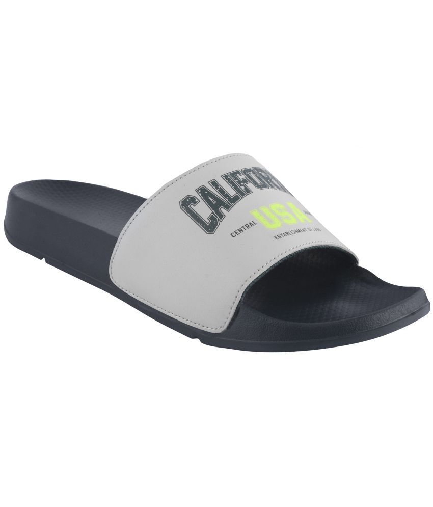     			Trulite Grey Men's Slide Flip Flop