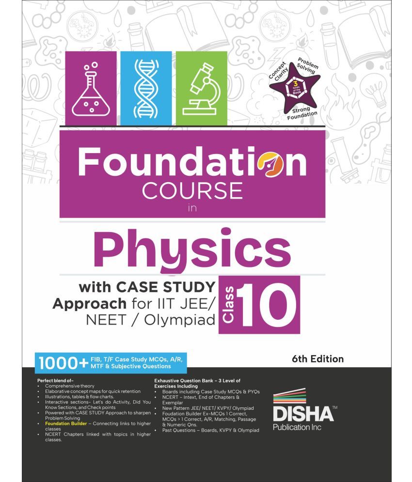     			Foundation Course in Physics Class 10 with Case Study Approach for IIT JEE/ NEET/ Olympiad - 6th Edition