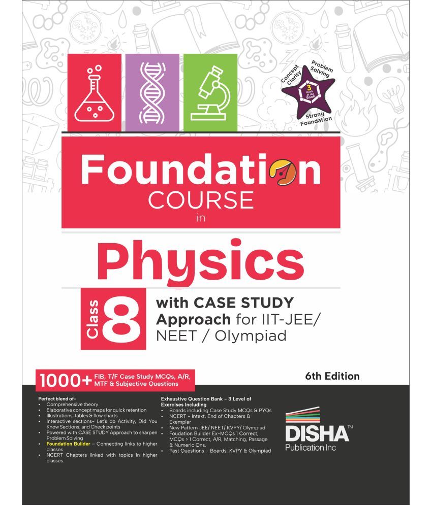     			Foundation Course in Physics Class 8 with Case Study Approach for IIT JEE/ NEET/ Olympiad - 6th Edition