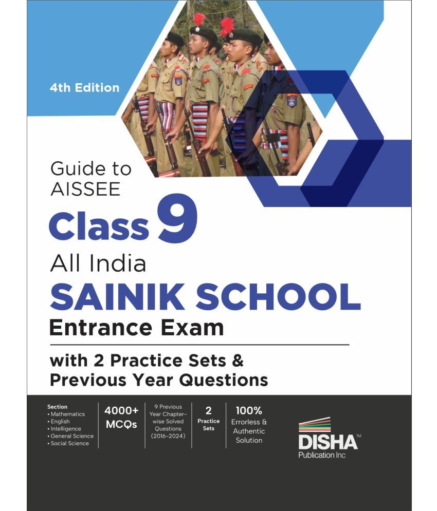     			Guide to AISSEE Class 9 All India SAINIK School Entrance Exam with 2 Practice Sets & Previous Year Questions - 4th Edition