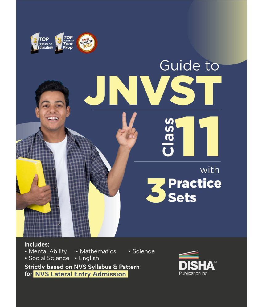     			Guide to JNVST Class 11 with 3 Practice Sets | Jawahar Navodaya Vidyalaya Selection Test | Lateral Entry Admission | NVS 2023 Exam