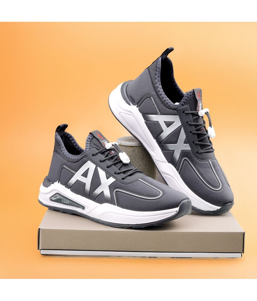     			Jynx Men Casual Grey Sneakers Dark Grey Men's Lifestyle Shoes