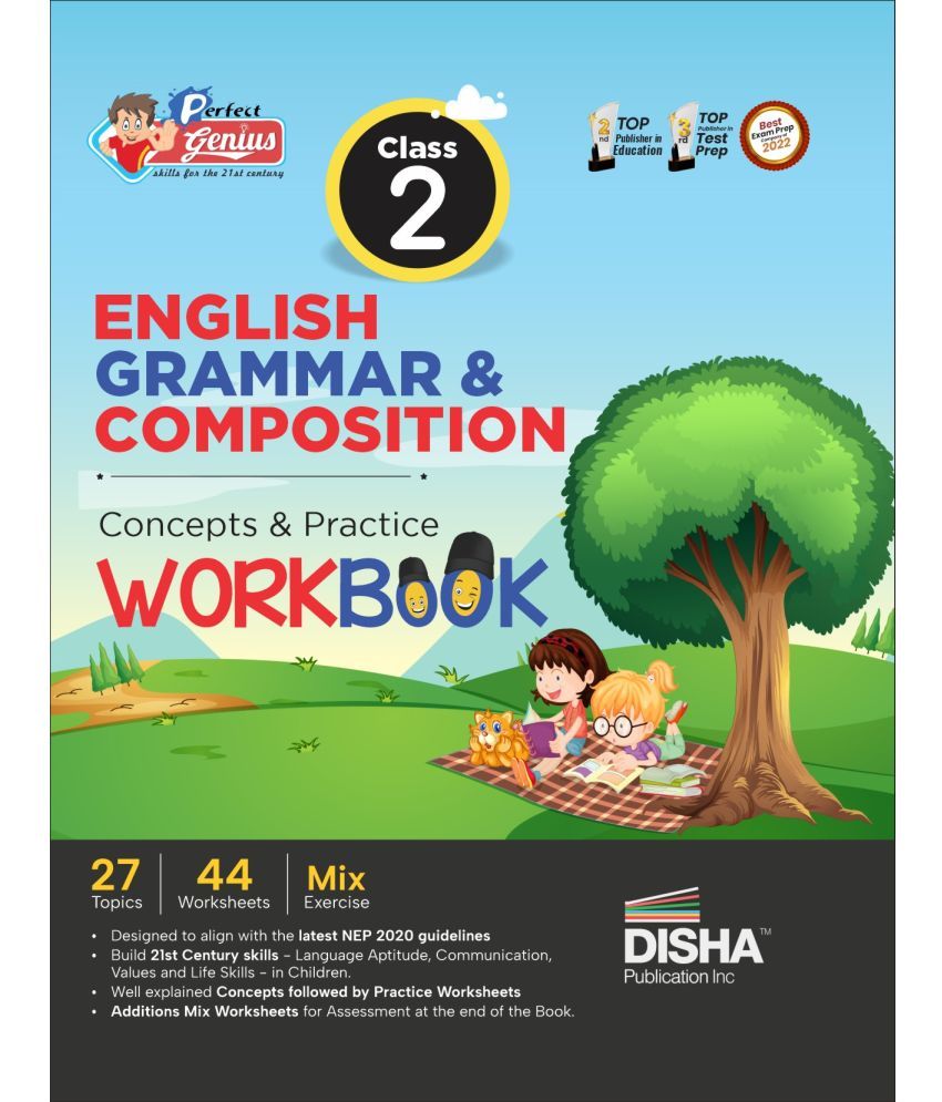     			Perfect Genius Class 2 English Grammar & Composition Concepts & Practice Workbook | Follows NEP 2020 Guidelines