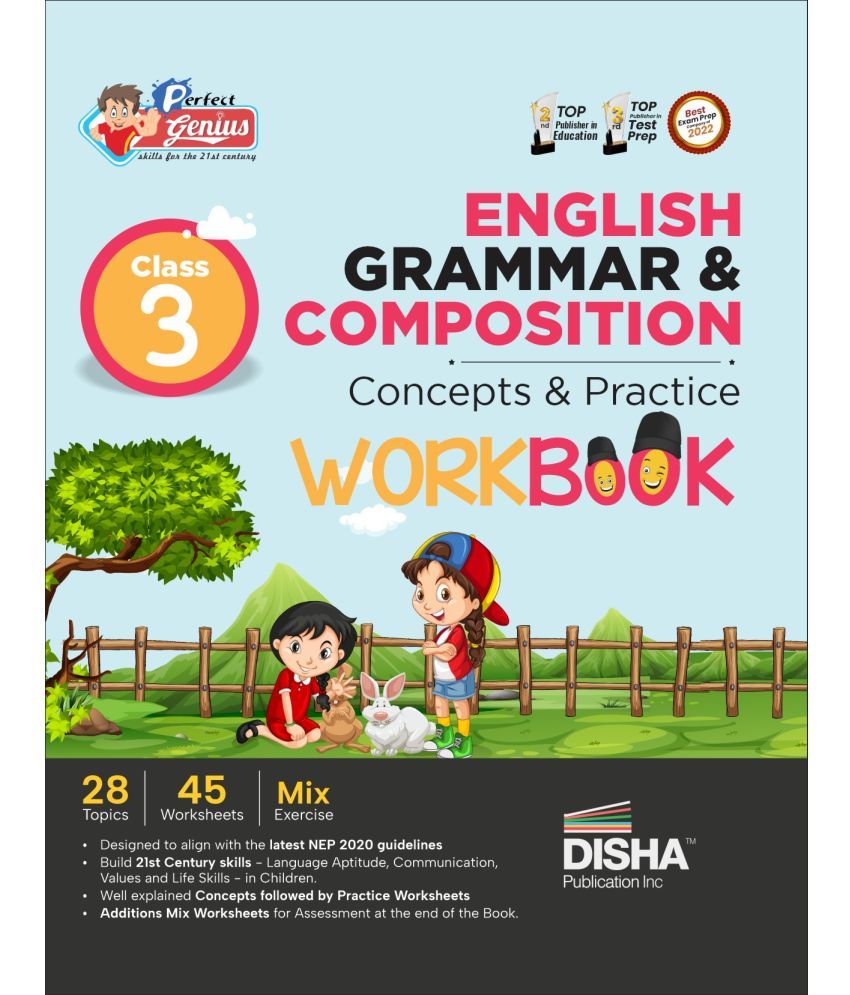     			Perfect Genius Class 3 English Grammar & Composition Concepts & Practice Workbook | Follows NEP 2020 Guidelines