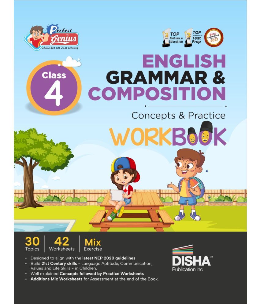     			Perfect Genius Class 4 English Grammar & Composition Concepts & Practice Workbook | Follows NEP 2020 Guidelines