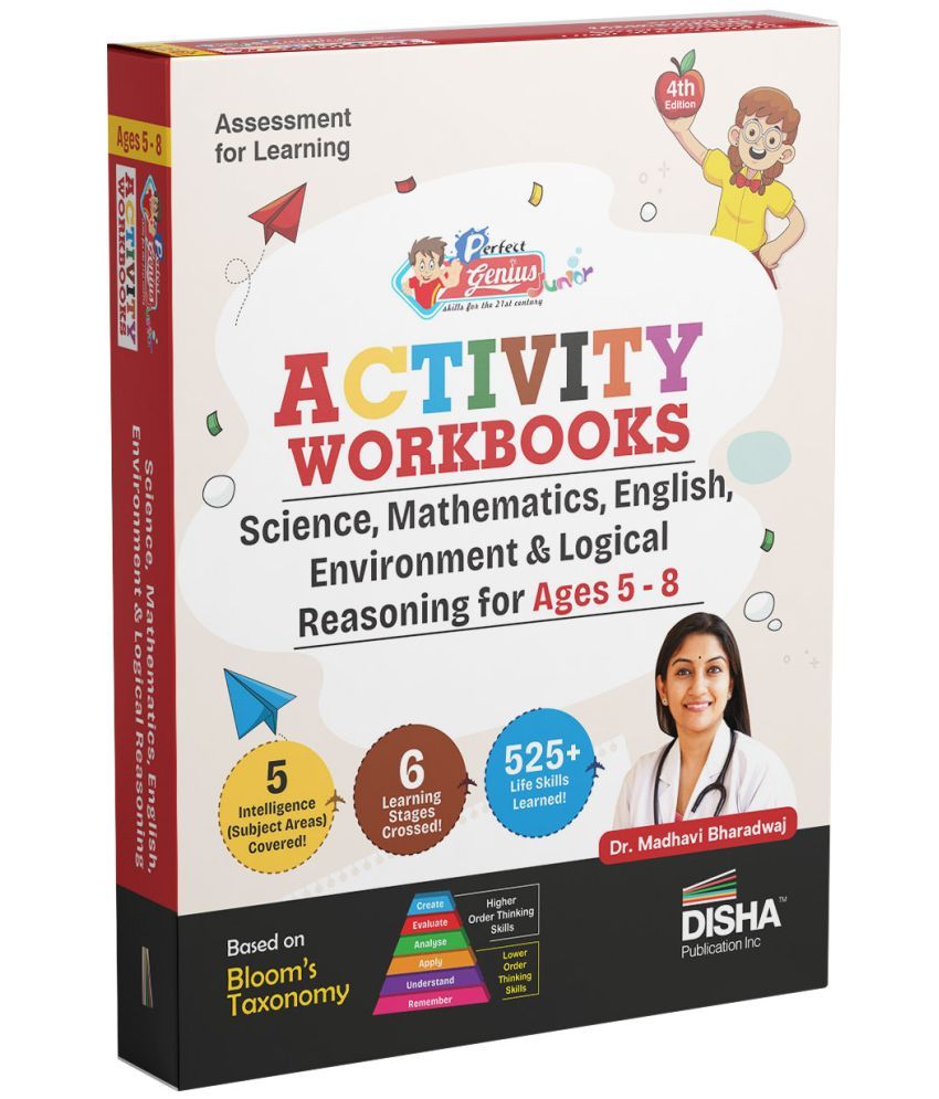     			Perfect Genius Junior Activity Workbooks for Science, Environment, Mathematics, Logical Reasoning & English for Ages 5 to 8 - 4th Edition | Must for O