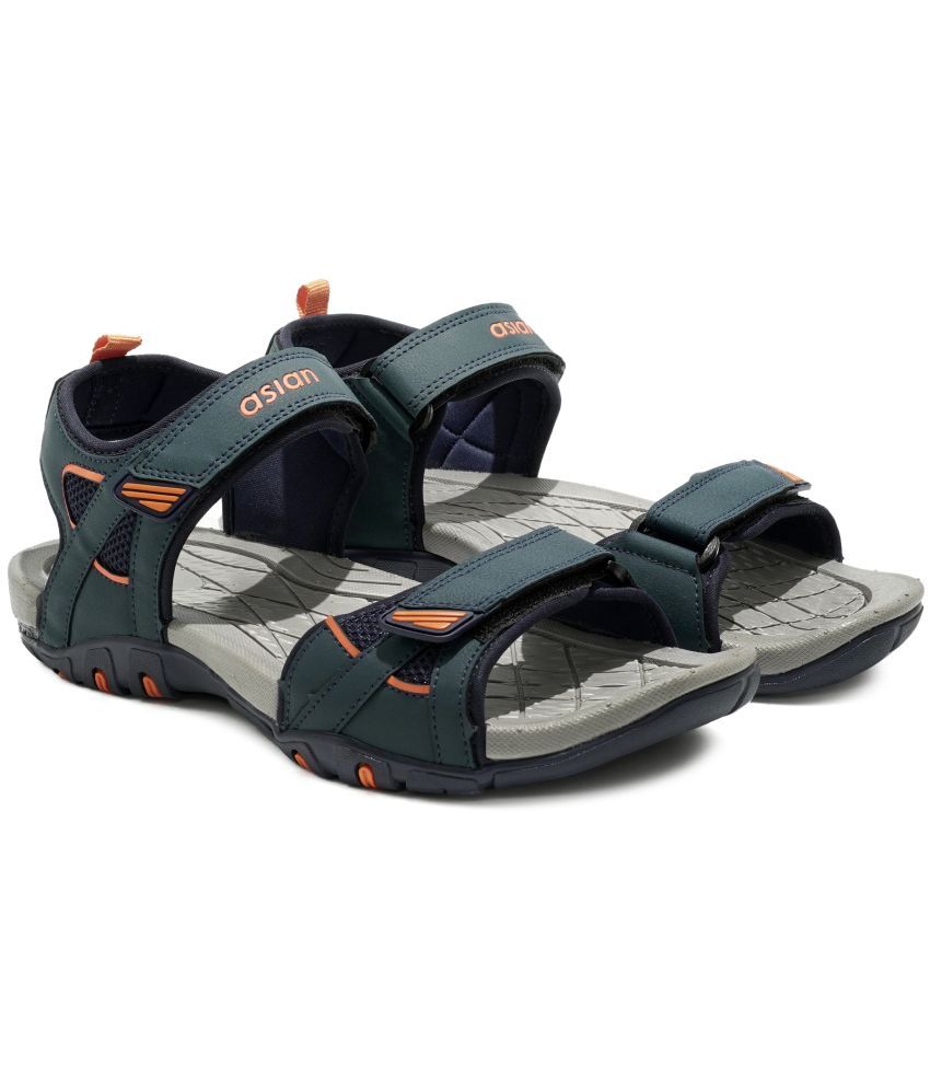     			ASIAN - Navy Men's Floater Sandals