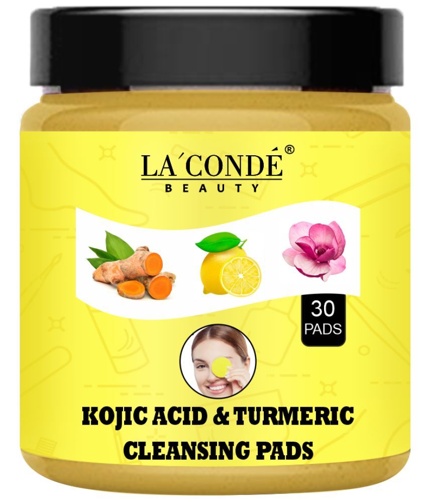     			Dark Spots, Skin Brightening, and Acne Prevention with Turmeric and Kojic Acid Face Cleansing Pads 30 Pcs