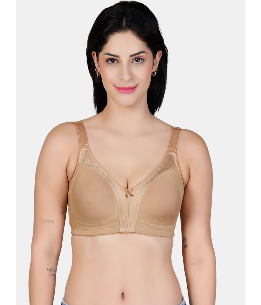     			LACYLUXE Pack of 1 Cotton Blend Lightly Padded Everyday Bra For Women ( Beige )