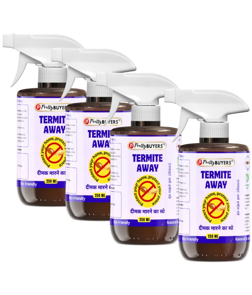     			PRETTYBUYERS Termite Spray Organic Dimak Marne Ka Spray Pack of 4