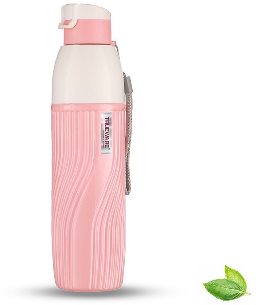     			Trueware AQUA BLISS Pink Plastic Water Bottle 850 mL ( Set of 1 )