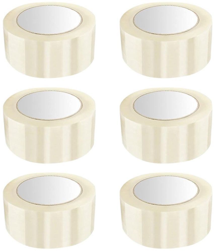     			VM SHOPPING MALL Transparent Single Sided Nano Tape ( Pack of 6 )