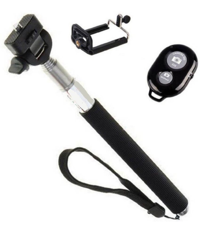     			A Connect Z Bluetooth Selfie Stick ( Black )