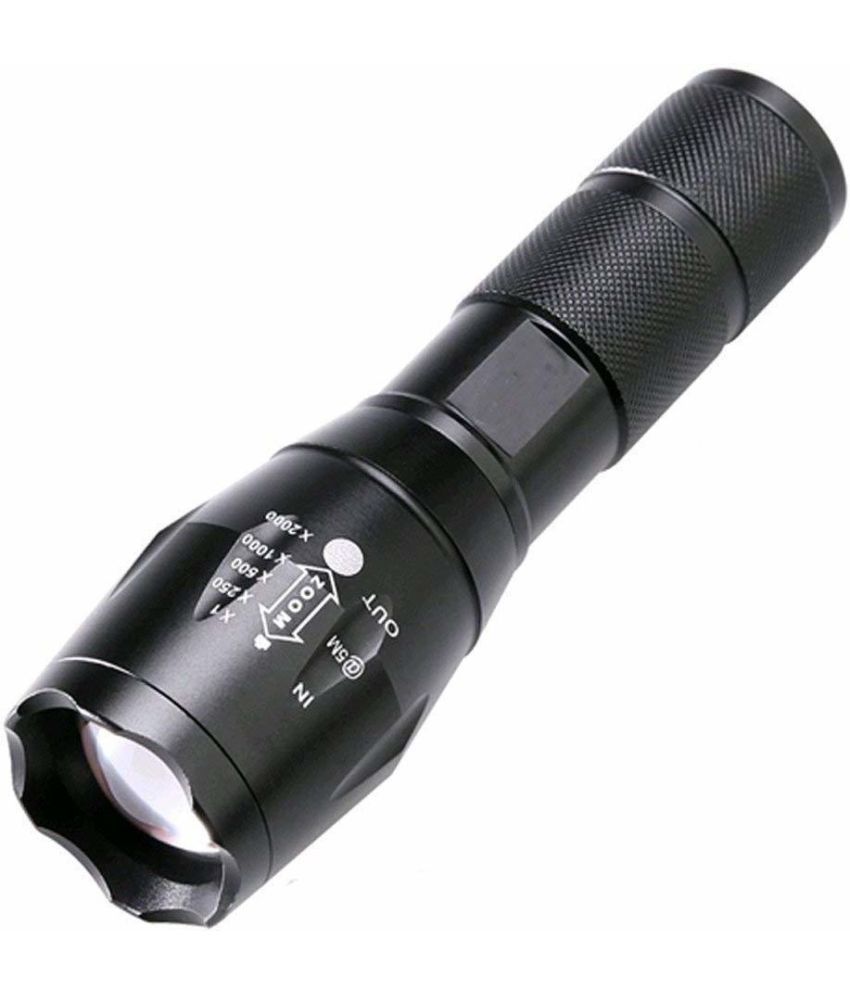     			Glowish - 2W Rechargeable Flashlight Torch ( Pack of 1 )