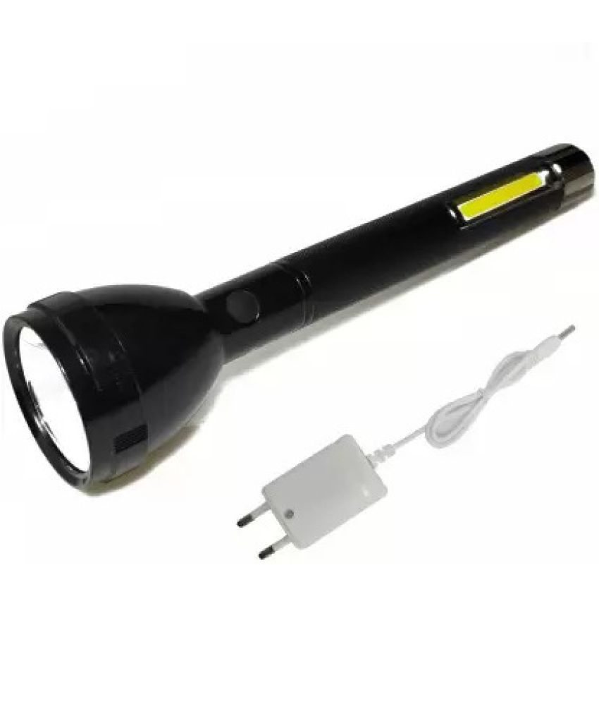     			Glowish - 4W Rechargeable Flashlight Torch ( Pack of 1 )