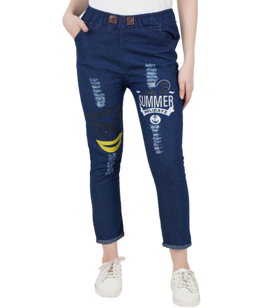     			Kashian - Dark Blue Denim Regular Fit Women's Jeans ( Pack of 1 )