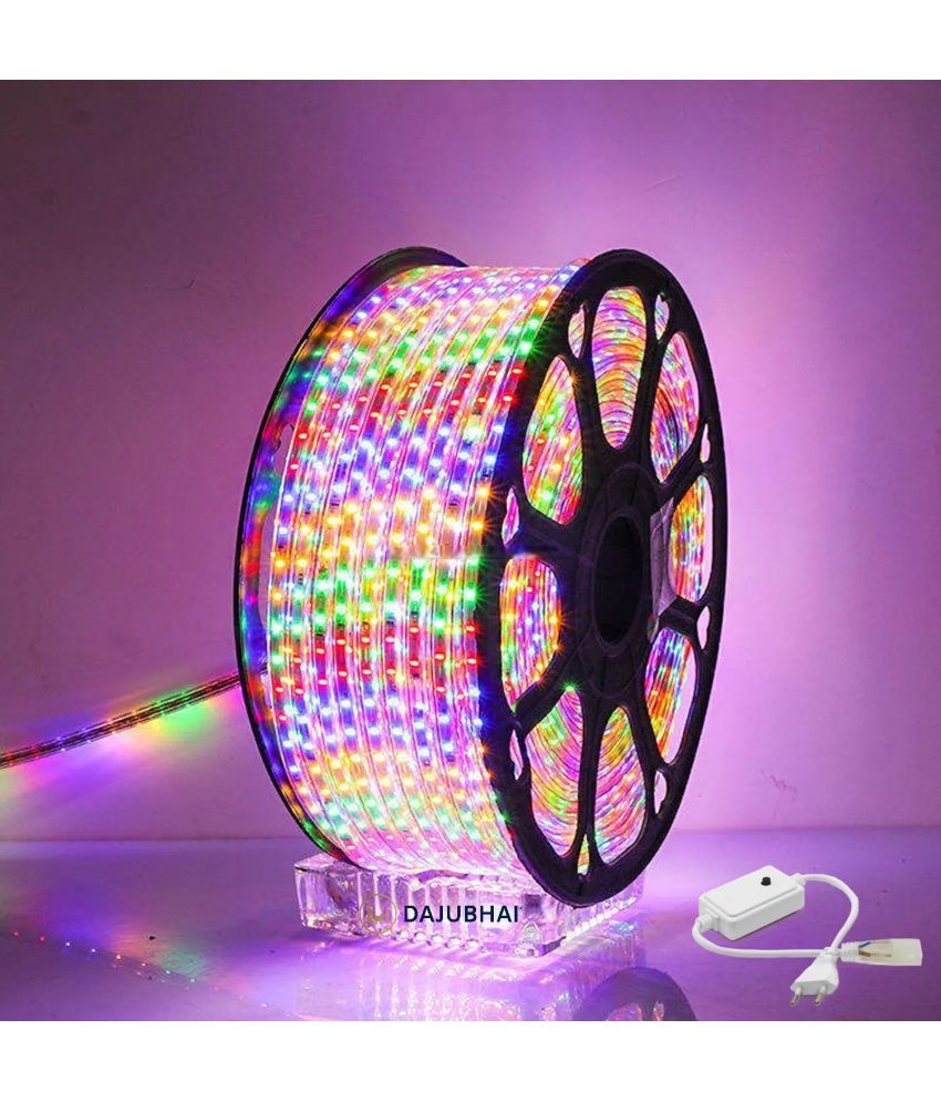     			DAJUBHAI Multicolor 10Mtr LED Rope Light ( Pack of 1 )