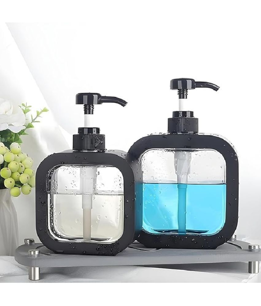     			Gatih Multipurpose Soap Dispenser All Purpose Cleaner Liquid Refillable Hand Wash, Dish Wash, Shampoo Lotion 300 mL Pack of 2