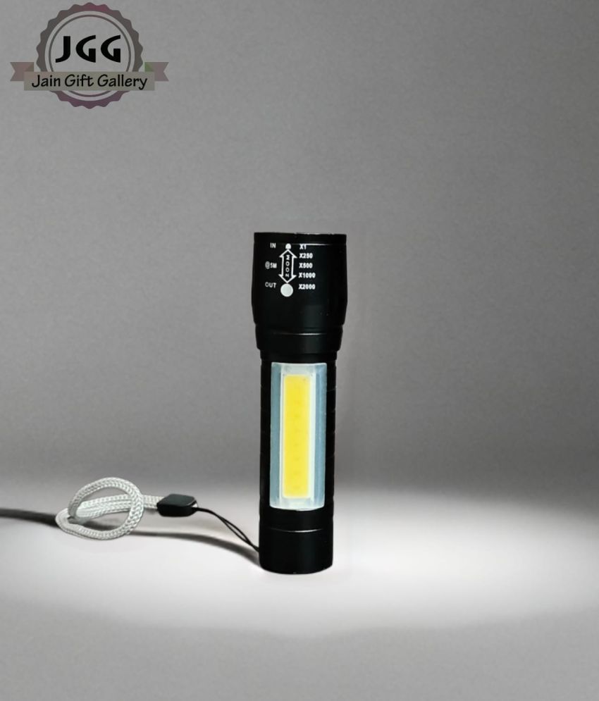     			JGG JAIN GIFT GALLERY - 5W Rechargeable Flashlight Torch ( Pack of 1 )