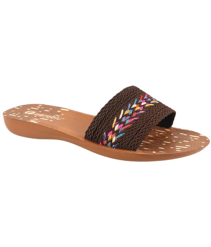     			Aeroblu Footwear Brown Women's Flats