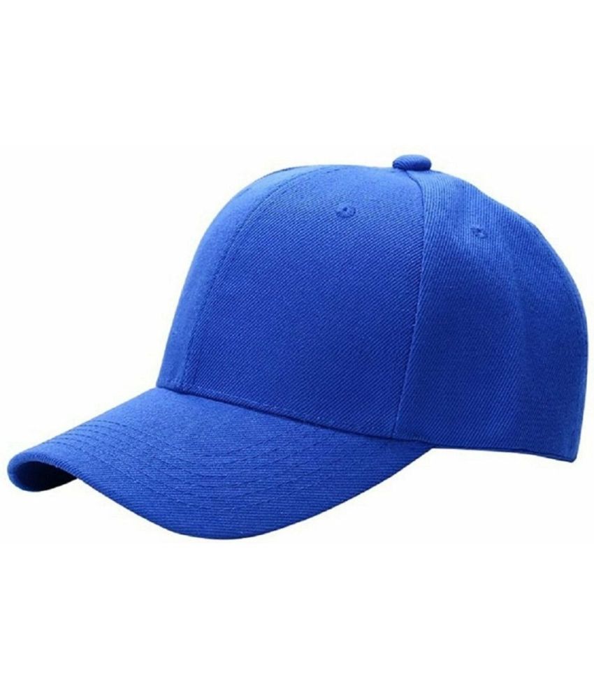     			Rozti Pack of 1 Cotton Men's Cap ( Blue )