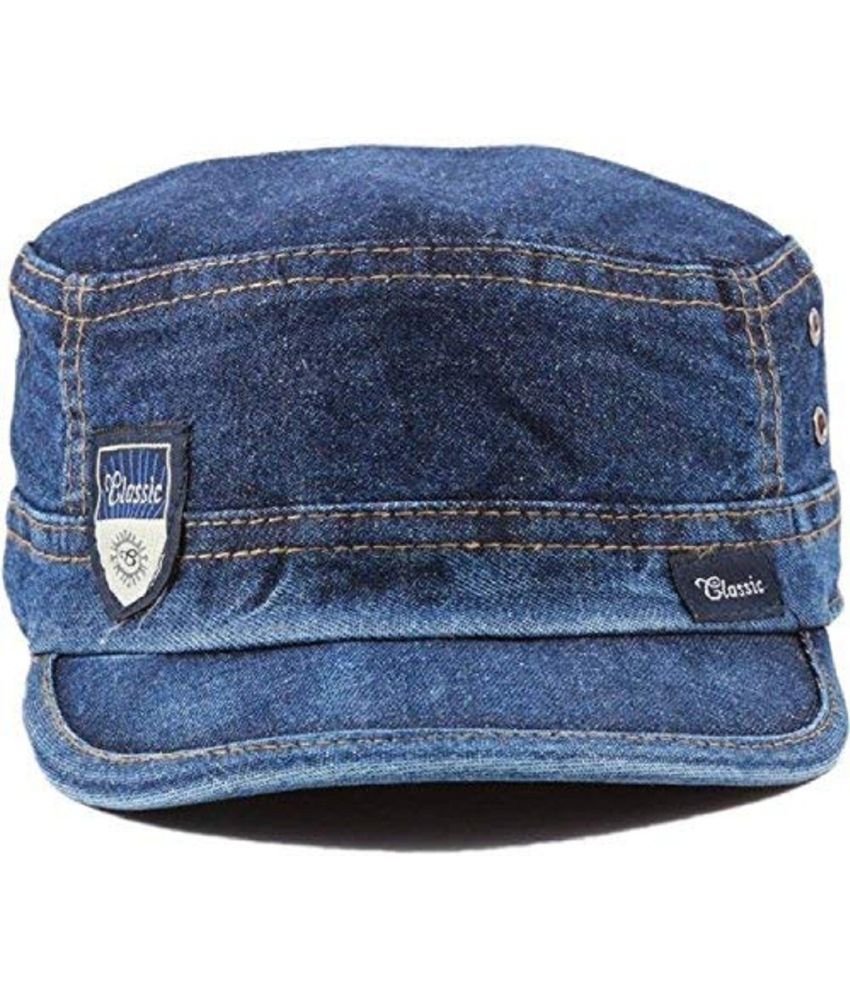     			Rozti Pack of 1 Cotton Blend Men's Cap ( Blue )