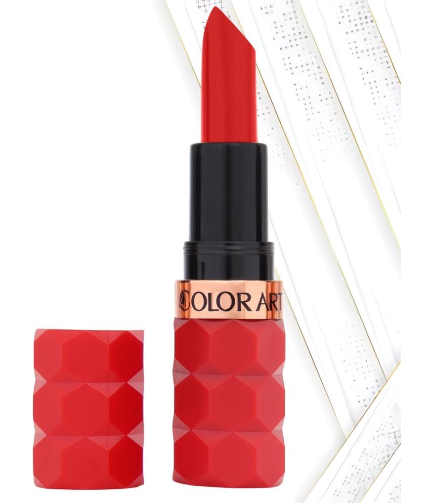     			Color Art Rich Red Shimmer Lipstick 4 gm