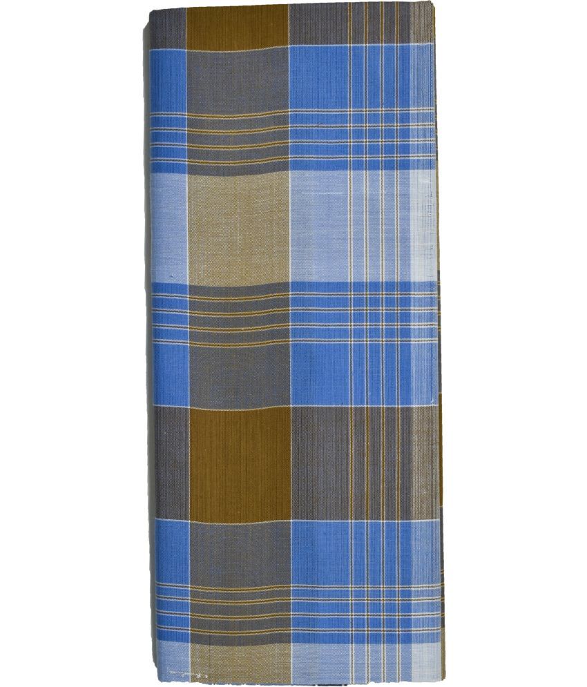     			Shyam Handloom Cotton Men's Lungi Blue ( Pack of 1 )