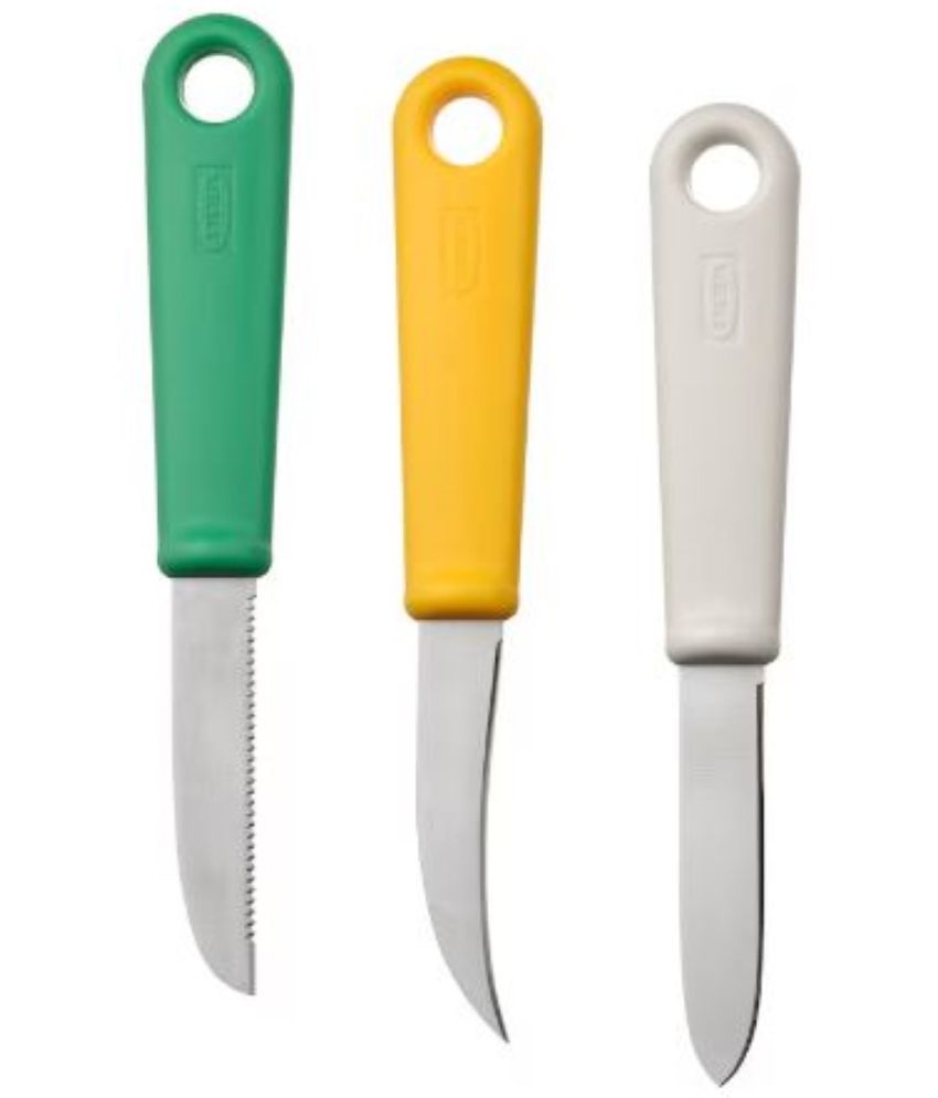     			Uppfylld Multicolor Carbon Steel Utility Knife Blade Length 8 cm ( Pack of 3 )